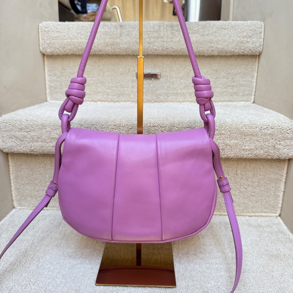 LOEWE Shiny Nappa Calfskin Paseo Satchel Rockrose - Picture 5 of 13